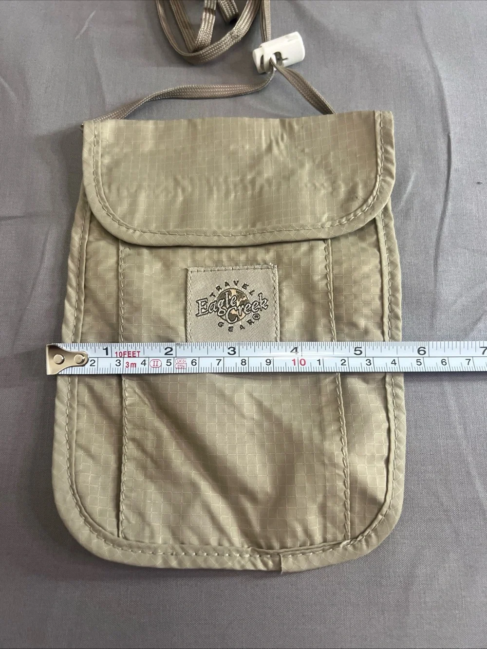 Eagle Creek Beige Travel Neck Pouch
